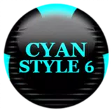Cyan Icon Pack Style 6