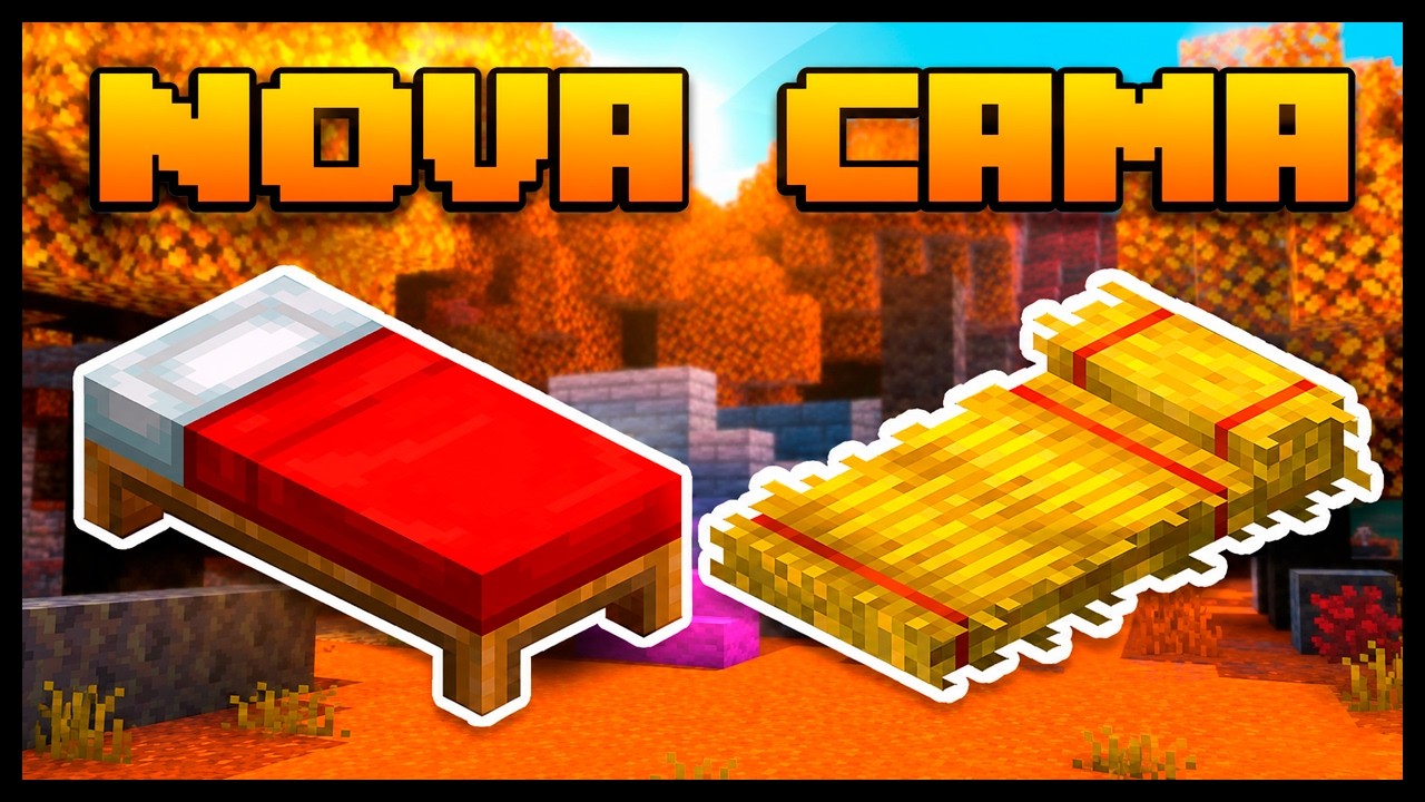 APÓS 15 ANOS O MINECRAFT VAI ADICIONAR UMA NOVA CAMA NA NOVA ATUALIZAÇÃO!