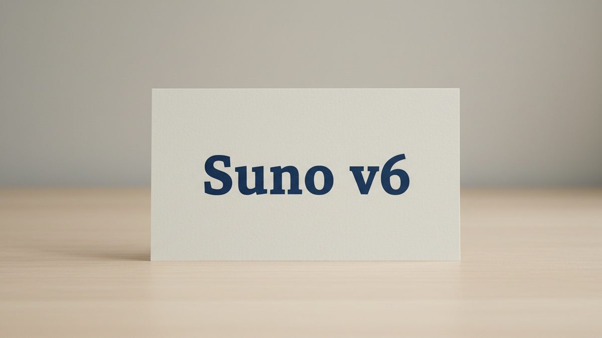 Suno v6: O primeiro modelo de m&uacute;sica IA treinado com m&uacute;sica licenciada